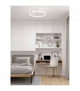 Ventilador Nepal Mini Blanco DC 55W 7200Lm 3 Aspas CCT