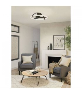 Ventilador Nepal Mini Negro DC 55W 7200Lm 3 Aspas CCT