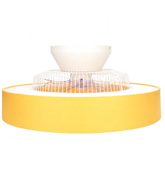 Ventilador Niskot Amarillo AC 40W 4500Lm 7 Aspas CCT