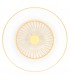 Ventilador Niskot Amarillo AC 40W 4500Lm 7 Aspas CCT