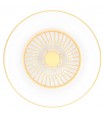 Ventilador Niskot Amarillo AC 40W 4500Lm 7 Aspas CCT