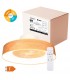 Ventilador Niskot Madera AC 40W 4500Lm 7 Aspas CCT