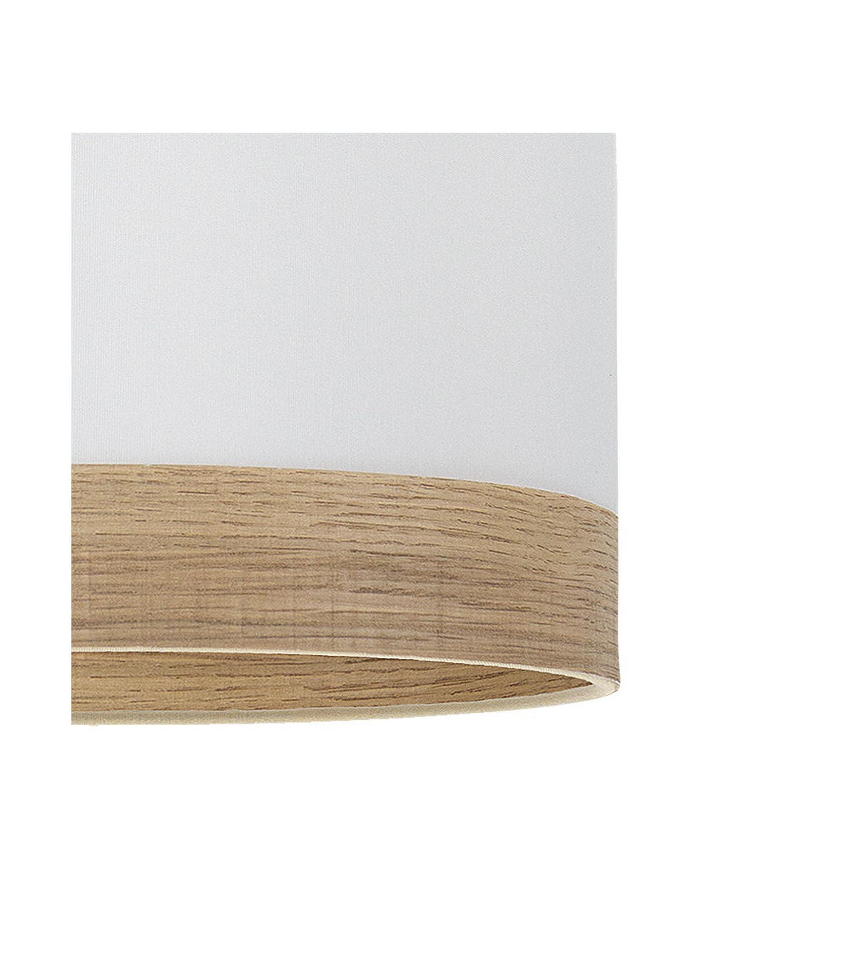 Ventilador Olga 70D Madera Clara-Blanco DC 24W 2390Lm 3 Aspas CCT