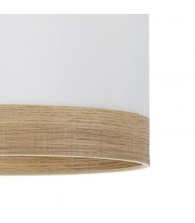 Ventilador Olga 70D Madera Clara-Blanco/Haya DC 24W 2390Lm 3 Aspas CCT
