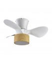 Ventilador Olga 70D Madera Clara-Blanco/Haya DC 24W 2390Lm 3 Aspas CCT