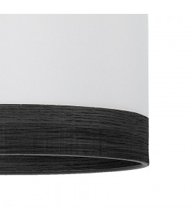 Ventilador Olga 70D Madera Negra-Negro DC 24W 2390Lm 3 Aspas CCT