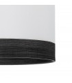 Ventilador Olga 70D Madera Negra-Negro DC 24W 2390Lm 3 Aspas CCT