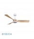 Ventilador de Techo ORIENTE DC Blanco 26W 2950Lm 3 Aspas Haya CCT