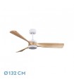 Ventilador de Techo ORIENTE DC Blanco 26W 2950Lm 3 Aspas Haya CCT