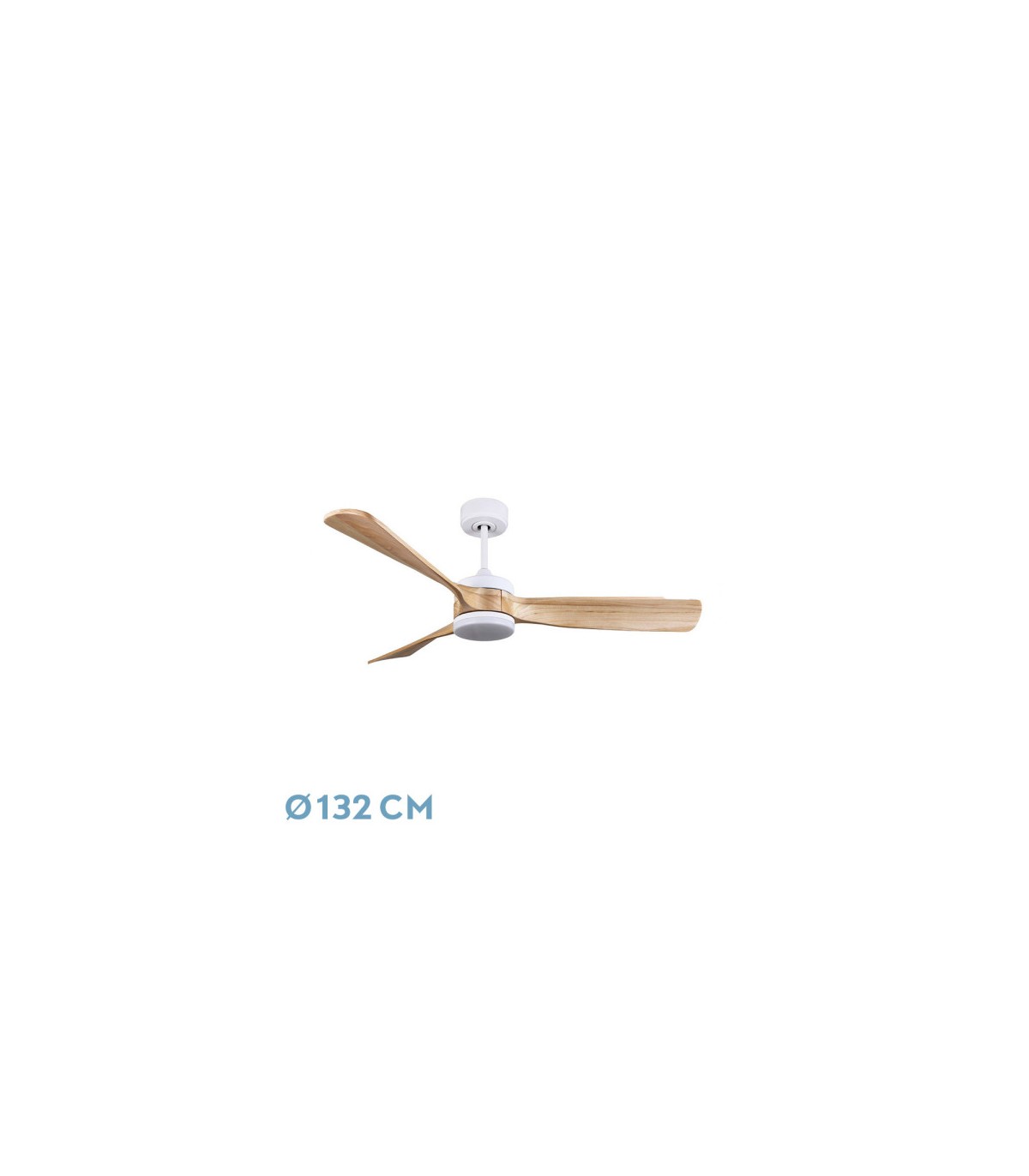 Ventilador de Techo ORIENTE DC Blanco 26W 2950Lm 3 Aspas Haya CCT