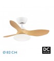 Ventilador Led Paramo Blanco DC 36W 2880Lm 3 Aspas Haya CCT