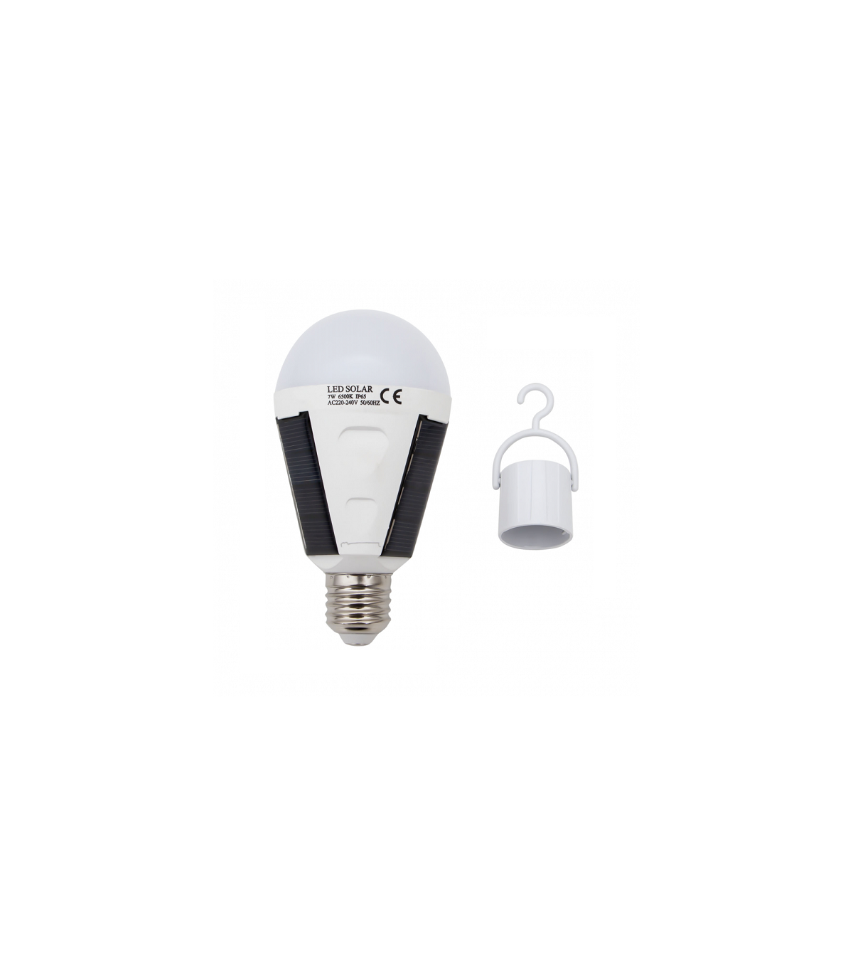 Bombilla LED Solar 7W 490Lm E27 IP65 6000K