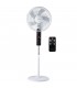 Ventilador de Pie con Mando Tehri DC 30W 43cm Blanco