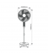 Ventilador de Pie con Mando Tehri DC 30W 43cm Blanco