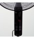 Ventilador de Pie con Mando Theri DC 30W 43cm Negro