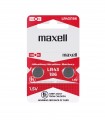 Pila Alkalina Maxell LR43 186 1.5V Blister 2 uds.