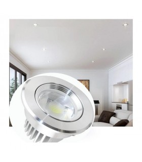 Downlight LED COB 7W 520Lm 45º IP33