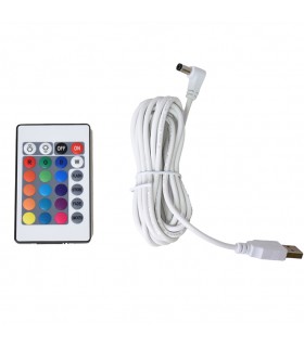 Lámpara de Pie portátil BIANA con USB 1W 95Lm RGB IP44