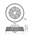 Ventilador de Techo Polinesia Naútica DC 70W 7700Lm CCT
