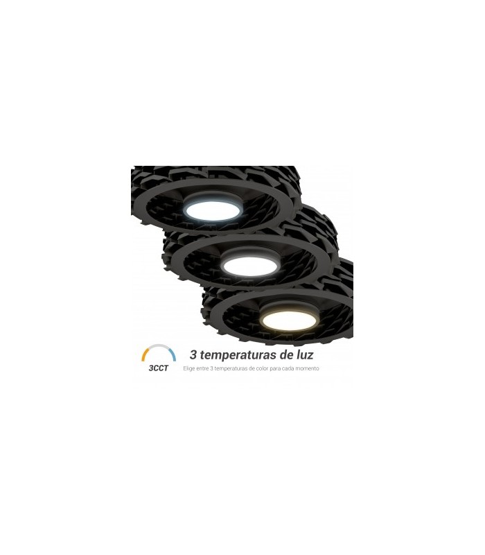 Ventilador Rubik WIFI APP DC 36W 2500LM Negro CTT
