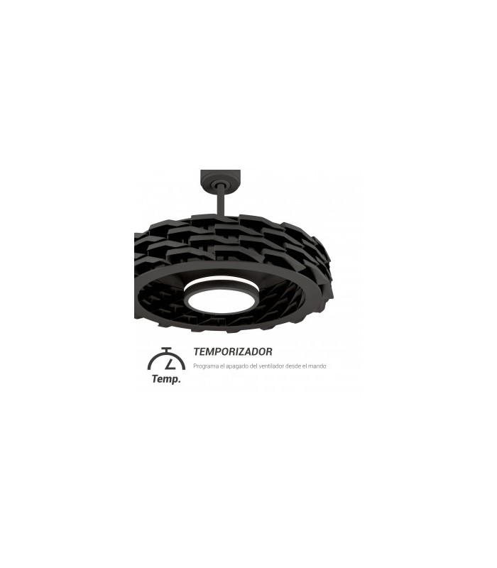 Ventilador Rubik WIFI APP DC 36W 2500LM Negro CTT