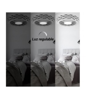 Ventilador Rubik WIFI APP DC 36W 2500LM Blanco CTT