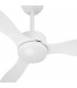 Ventilador de Techo SERPA Blanco DC 24W 2424Lm 3 Aspas Blanco CCT