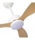 Ventilador de Techo SERPA Blanco DC 24W 2424Lm 3 Aspas Haya CCT