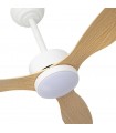 Ventilador de Techo SERPA Blanco DC 24W 2424Lm 3 Aspas Haya CCT
