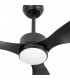 Ventilador de Techo SERPA Negro DC 24W 2424Lm 3 Aspas Negro CCT