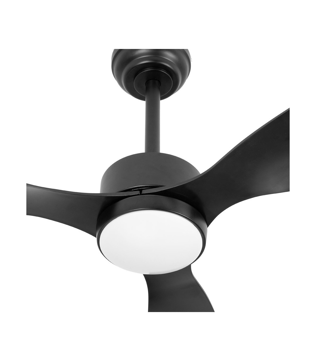 Ventilador de Techo SERPA Negro DC 24W 2424Lm 3 Aspas Negro CCT