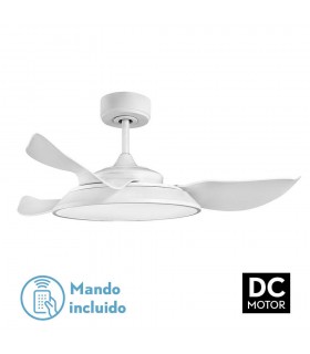 Ventilador Led Sierra Blanco DC 40W 4400Lm 3 Aspas CCT