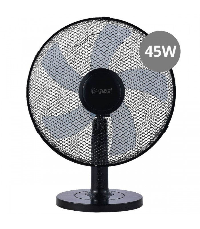Ventilador de Sobremesa Macomia 45W 41cm Negro