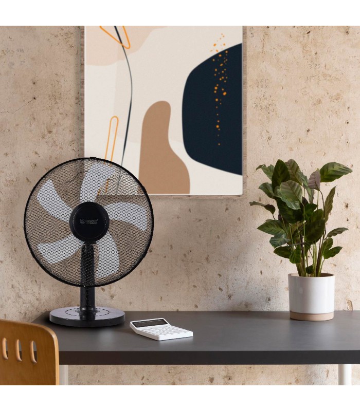Ventilador de Sobremesa Macomia 45W 41cm Negro