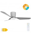 Ventilador Solesia Gris DC 15W 1534Lm 3 Aspas Gris CCT