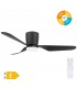 Ventilador Solesia Negro DC 15W 1534Lm 3 Aspas Negro CCT