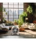 Ventilador Box Fan 50W 32cm Blanco/Gris