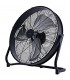 Ventilador Metálico De Suelo Saruna 120W 55cm Negro
