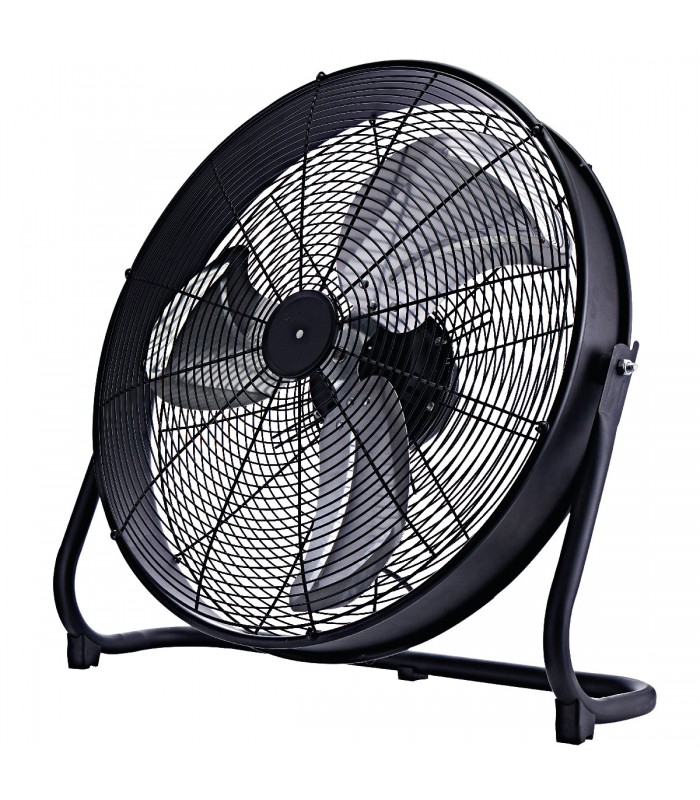 Ventilador Metálico De Suelo Saruna 120W 55cm Negro