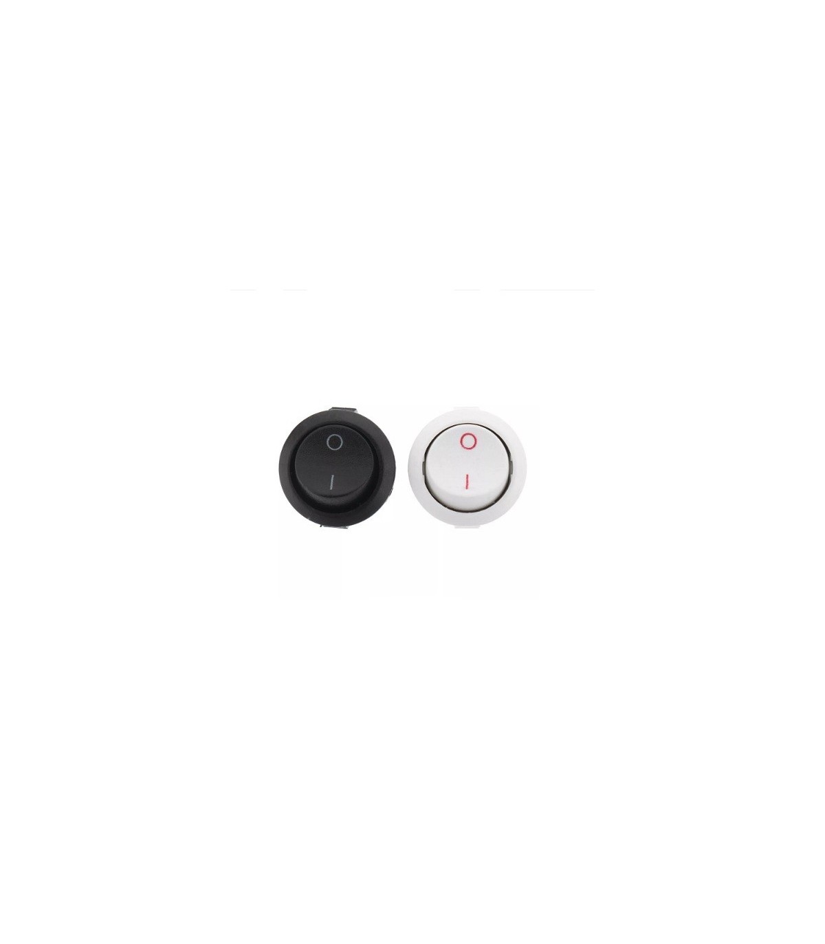 Interruptor de paso KCD12-A. 3A 250VAC / 6A 125VAC 22mm