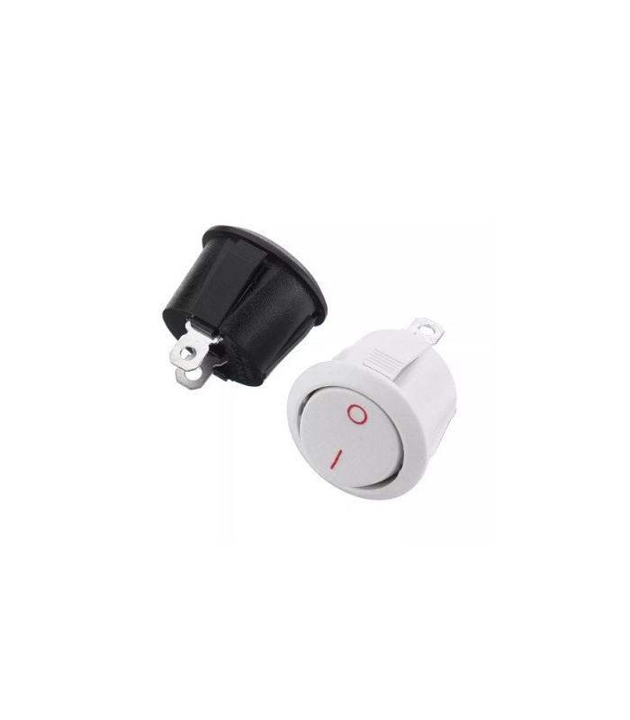 Interruptor de paso KCD12-A. 3A 250VAC / 6A 125VAC 22mm