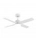 Ventilador de Techo TALCO DC Blanco 20W 2350Lm 4 Aspas Rev. Blanco/Haya CCT