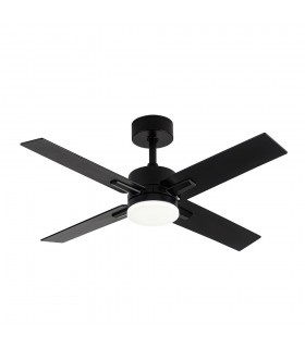 Ventilador de Techo TALCO DC Negro 20W 2350Lm 4 Aspas Rev. Negro/Gris CCT