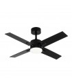 Ventilador de Techo TALCO DC Negro 20W 2350Lm 4 Aspas Rev. Negro/Gris CCT