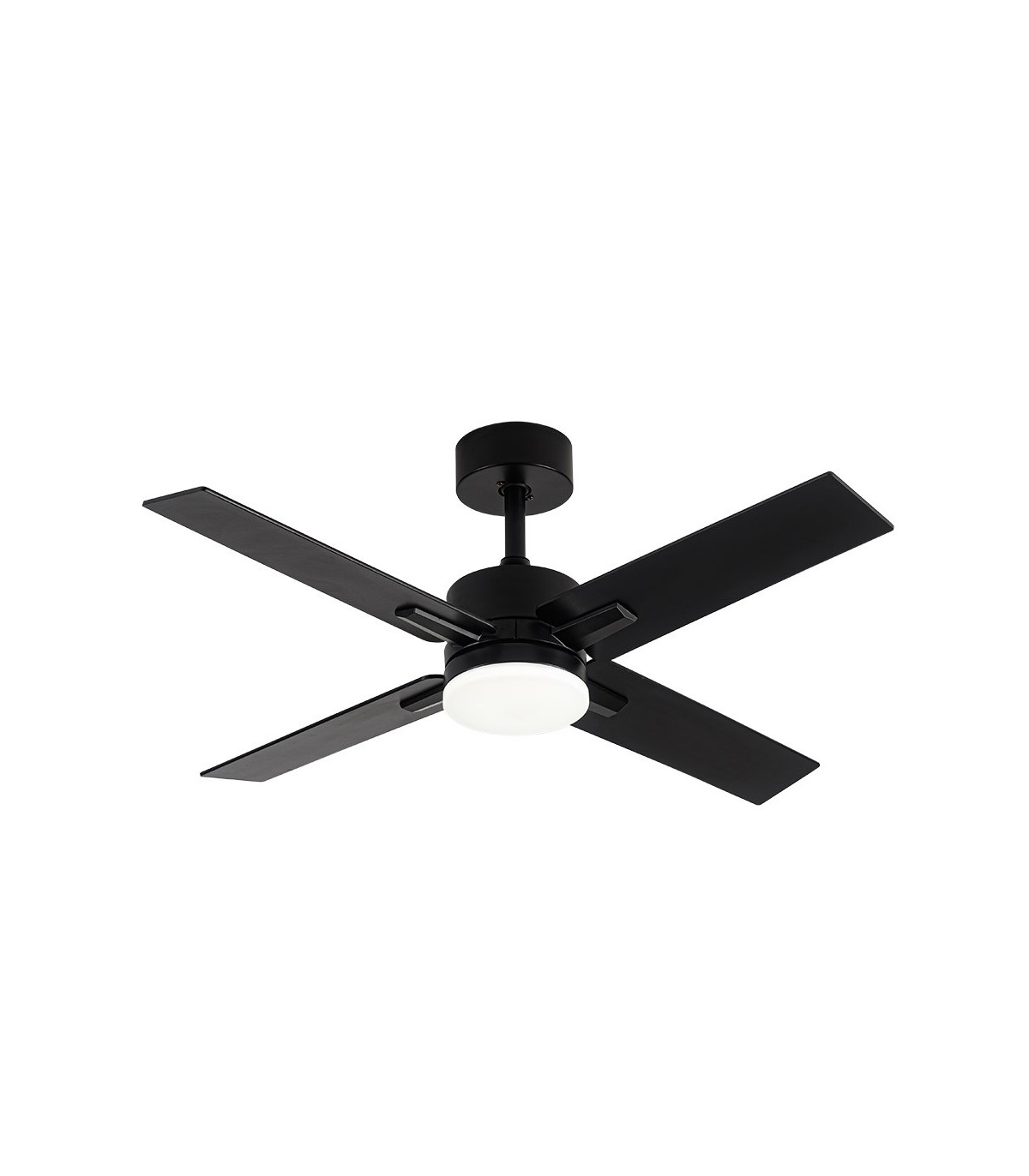 Ventilador de Techo TALCO DC Negro 20W 2350Lm 4 Aspas Rev. Negro/Gris CCT