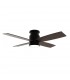 Ventilador Taro Negro DC 24W 2400Lm 4 Aspas Negro/Nogal CCT