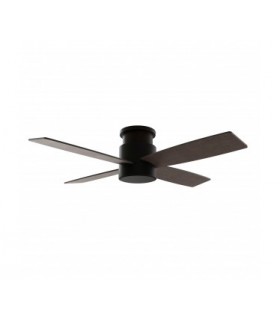 Ventilador Taro Negro DC 24W 2400Lm 4 Aspas Negro/Nogal CCT