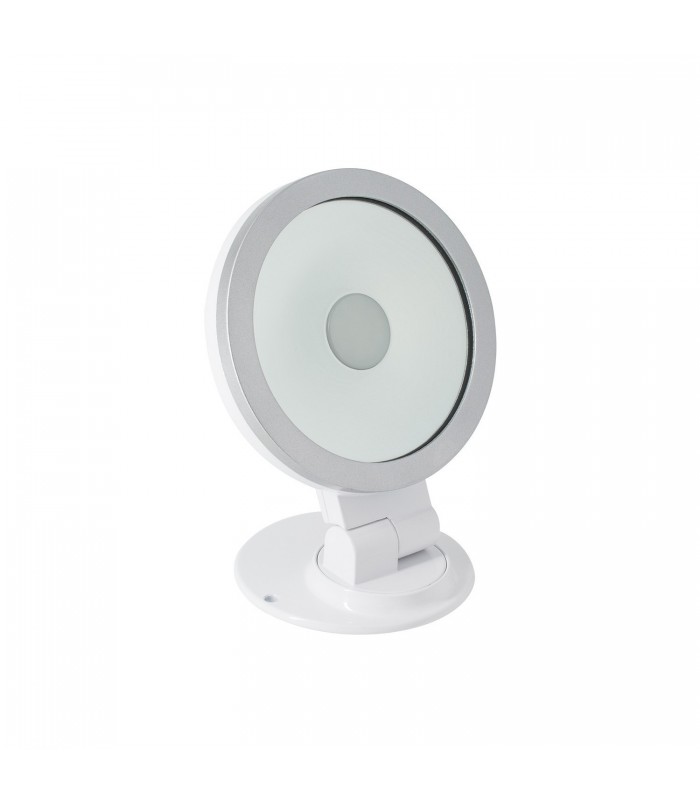 Proyector LED RGB 20W 110º IP65 con mando. Diseño redondo.