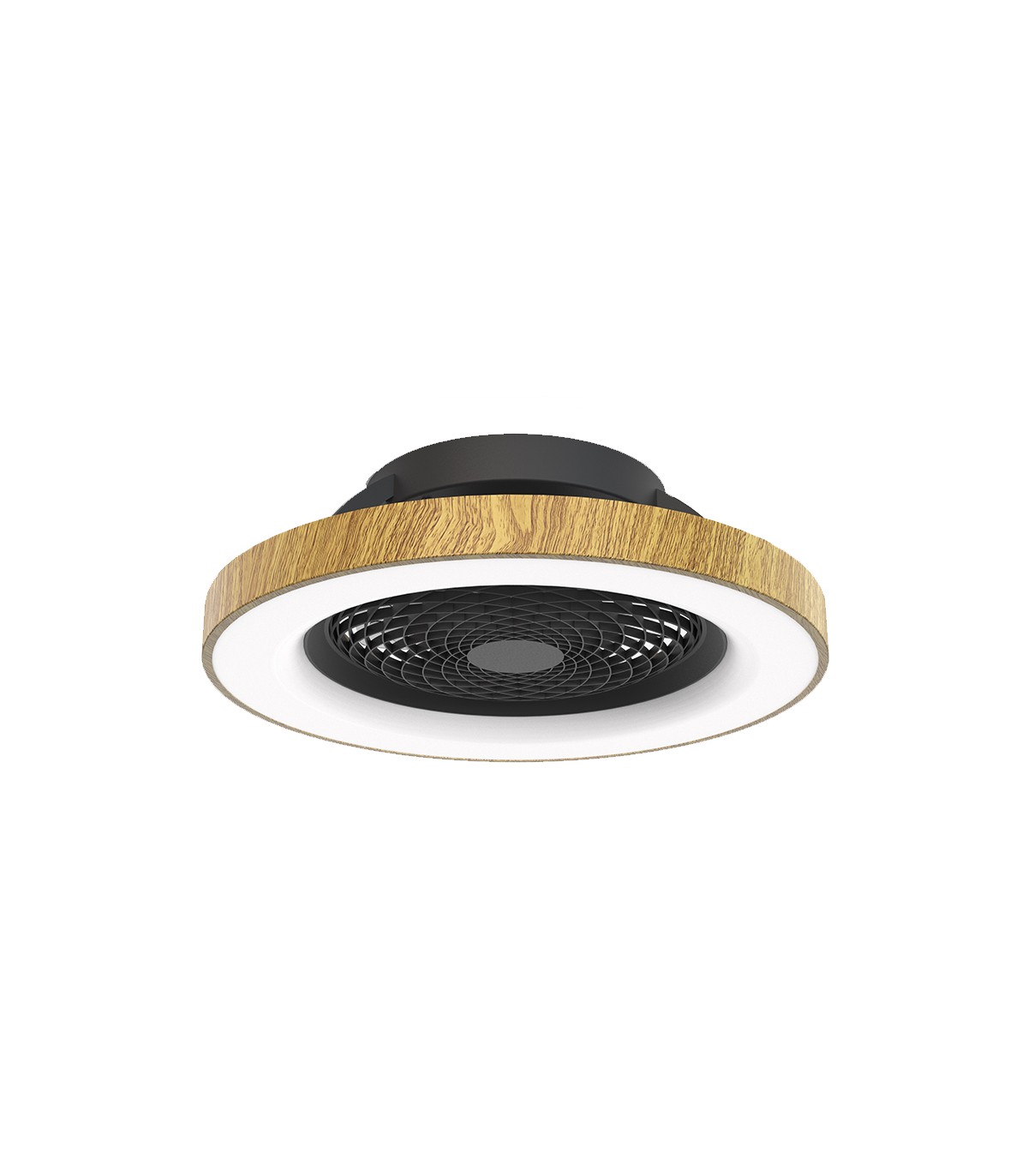 Ventilador Tibet APP DC 70W 7700Lm Madera/Negro CCT