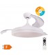 Ventilador Tungati DC 36W 3547Lm 3 Aspas Blanco CCT